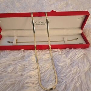 Sterling Silver Necklace And Bracelet Set